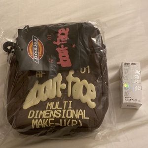 Halsey About-Face Dickies Crossbody Mini Bag & Lightlock Stick in Greek Tragedy